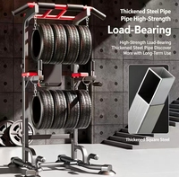 Équipement de gym multifonctionnel pour la maison : Tour de musculation portable et station de dips avec barre de traction réglable en acier