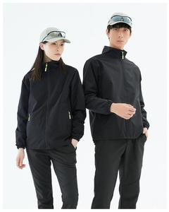 Vestes pour hommes décontractées coupe-vent avec logo personnalisé <span class=keywords><strong>Veste</strong></span> de course imperméable à l'eau pour la randonnée athlétique - Product Image 2