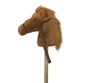 2024 Jouets en peluche cheval à chevaucher sur bâton pour enfants et bébés, avec chansons de cowboy et galop, jouets en peluche rembourrés pour enfants - Product Image 1