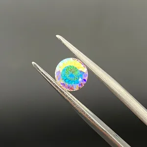 Nieuw Binnen Kleurrijk 3.0Mm Tot 11.0Mm Rond Moissanite Vvs1 Lab Gegroeid Diamantkleurige Moissanite Edelstenen