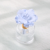 Diffuseur d'huiles essentielles Finru Home en céramique parfumée, fait main, en forme de fleur de porcelaine, pour aromathérapie et assainisseur d'air