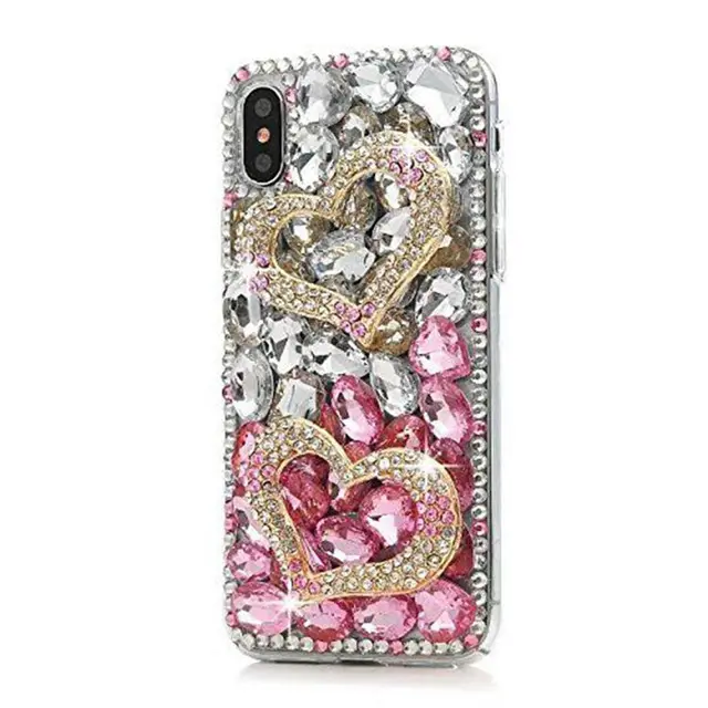 Luxury 3D Rhinestone Diamond Case For IPhone 12 Mini 11 Pro Max X XS XR 6 7 8 Plus Bling Sparkle Perfume Flower Girl Phone Cover