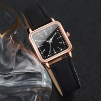 Montre numérique à quartz en similicuir tendance pour étudiants, montres pour hommes et femmes