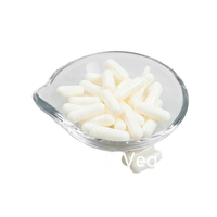 Gélatine transparente et capsules végétaliennes Tailles séparées 000 00 0 1 2 3 4 Matière première certifiée Halal Capsules végétales vides HPMC