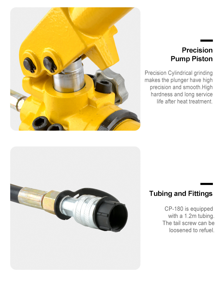 CP-180 700/10000psi High Quality Hydraulic Hand Pump