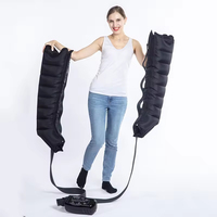 Masseur pour les pieds et les jambes, bottes de compression d'air à 6 chambres, contrôle du temps personnalisable, AS ALL STAR CE