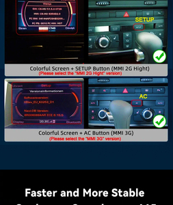 Radio con Pantalla Multimedia CarPlay de 8.8" y Android 14 para Audi A6 C6 4F 2005-2011 con Qualcomm Snapdragon <span class=keywords><strong>665</strong></span> para MMI 2G y 3G - Product Image 6