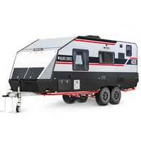 Camping-car de luxe moderne pour 4 personnes Nouvelles tendances beauté Remorques tout-terrain pour les voyages en famille Europe Amérique du Nord avec