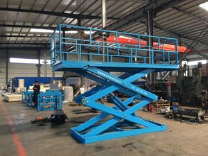 HONTYLIFT 2025 Harga Terbaik 3T gunting hidrolik stasioner portabel kecil meja angkat dengan 2000x1500mm untuk angkat kargo - Product Image 4