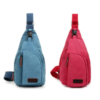 Sacs à bandoulière en toile unisexe imperméable Durable décontracté sac à bandoulière unique personnalisé sac de poitrine de voyage de fitness en plein air