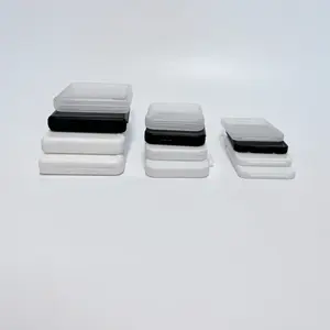 7.5mm Plastic Shatter Container Card Case Plastic Thin Case Slim Thin Plastic Package Black White Clear
