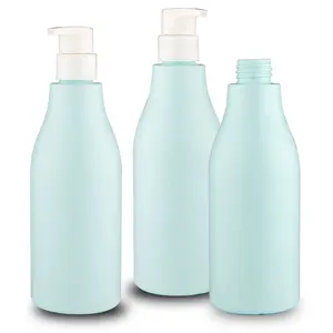 Botella de champú de tacto suave, 16 oz, 500ml, envases cosméticos y envases En hdpe, plástico, líquido, lavado a mano