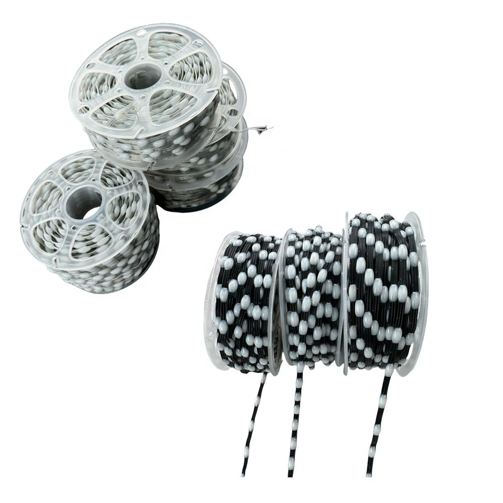 WS2811 LED Seed Pixel String Light DC5V/12V 1000ct RGB IC Addressable Full Color 3Pin Black Wire Outdoor IP65 Plastic