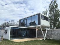 Maison Modulaire Portable - Maison Triangulaire pour Camping et Hôtellerie - Chambre à Coucher Panoramique Céleste Tendance sur Internet