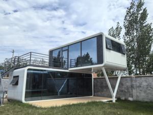 Casa Modular Portátil - Casa Triangular para Acampar - Habitación con Vista Panorámica al Cielo Estrellado, Famosa en Internet - Product Image 3