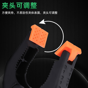 Tuosen A-Type Clamp Nylon Spring Clip Adjustable Woodworking Repair Fixing <b>Tool</b> Metric Size Set - Product Image 4