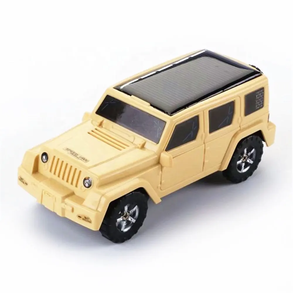 Coche de juguete con energía Solar para niños, juguete educativo para montar, artilugio de plástico, novedad, 255