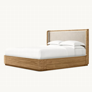Letto di protezione in tessuto RH CORTA, letto con plateau rivestito King <span class=keywords><strong>Size</strong></span> con struttura in legno massello, mobili moderni di lusso per camera da letto - Product Image 4