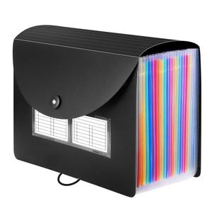 Haute qualité <span class=keywords><strong>pas</strong></span> <span class=keywords><strong>cher</strong></span> personnalisé 24 poches extensible fichier dossier accordéon fichier organisateur Portable A4 lettre taille fichier boîte - Product Image 1
