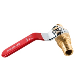 Alta calidad en línea EE. UU. Ecológico Cobre forjado Cuerpo de dos piezas 1/2 "Mango rojo PEX F1960 <span class=keywords><strong>Wirsbo</strong></span> Válvula de bola de latón - Product Image 4
