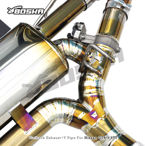 Direct-fit Titanium Valvetronic Exhaust System for Nissan GTR GT-R R34/R35 3.8TT 2008-2023 Catback Muffler Turbo Performance <b>Car</b> - Product Image 4