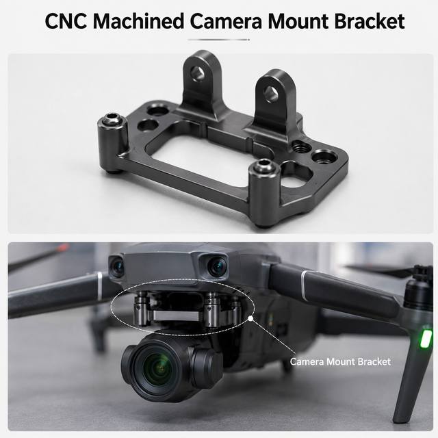 OEM/ODM Service Custom Material Drone Camera Pan-Tilt Mounting Bracket Parts