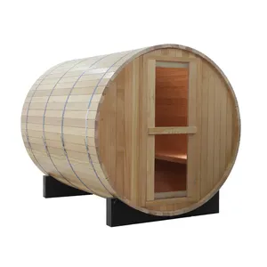 Smartmak New Design Outdoor Garden Cabin Barrel Sauna Room