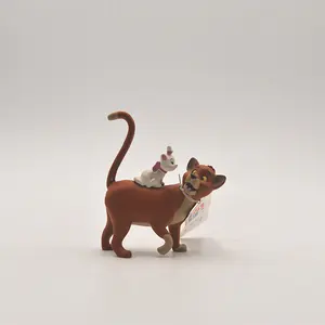 Mini cartone animato carino all'ingrosso <span class=keywords><strong>3D</strong></span> figurine di leone e gatto personalizzabili statua animale regalo Souvenir - Product Image 1