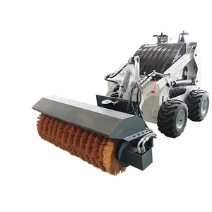 Mini-chargeuse compacte sur chenilles, souffleuse à neige, tondeuse à gazon, marteau brise-roche, engin de terrassement, conception de chargeuse frontale, moteur principal - Product Image 2