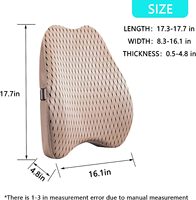 Chaise de bureau dos oreiller de soutien lombaire mousse à mémoire oreiller de soutien lombaire oreiller de soutien lombaire pour voiture