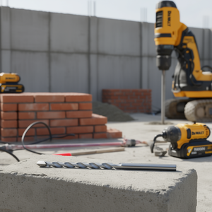 Foret à maçonnerie DeWalt 10 mm pour le perçage du béton et de la brique - Product Image 3