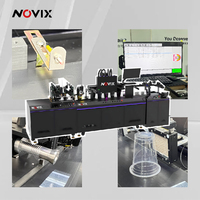 Renovix - Máquina Automática de Impresión Lateral de Vasos de Papel Desechables con Tinta UV Digital de un Solo Paso y Multicolor para Ideas de Negocio
