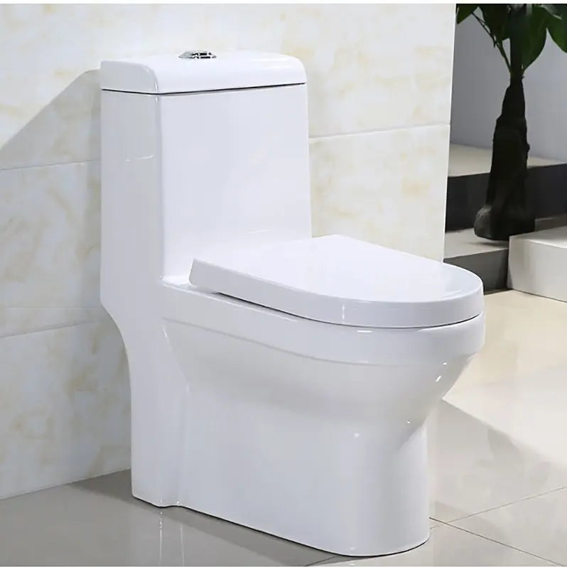 Badkamer Siphonic Een Stuk Comode Keramische Wc Sanitair Watercloset Toiletpot Voor Zuid-amerikaanse