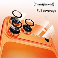 Protection d'objectif d'appareil photo pour iPhone 17 18 Pro Max en verre trempé anti-reflet AR, avec base métallique transparente et design Eagle Eye Armor