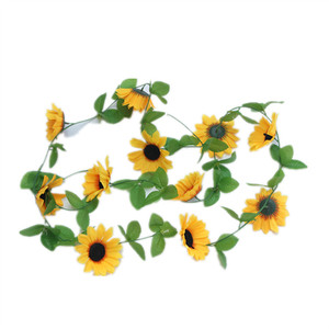 Guirnalda de Girasoles Artificiales, 10 Cabezas, Cadena de Flores de Seda para Decoración del Hogar y Exteriores - Product Image 5