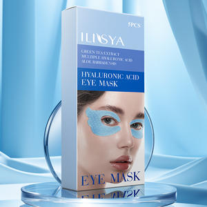 Маска для лица ILISYA в форме бабочки с экстрактами сладкой вишни, черной жемчужины, золота, женьшеня, гиалуроновой кислоты и авокадо, антивозрастная, на травах - Product Image 4