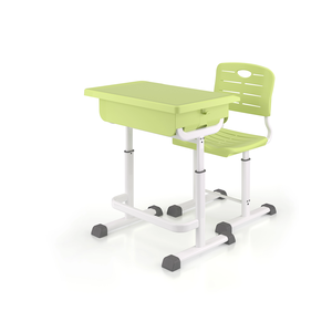 Moderno cómodo Durable Metal plástico madera PP materiales <span class=keywords><strong>aula</strong></span> dormitorio estudio escritorio silla conjunto para un aprendizaje óptimo - Product Image 3