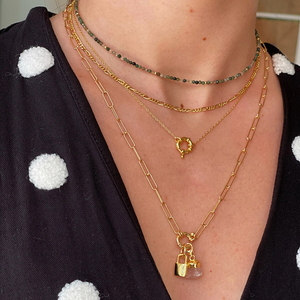 Collar con Colgante de Plata de Ley S925 ROXI, Chapado en Oro de 18K, con Cierre de Hebilla, para Mujer - Product Image 4