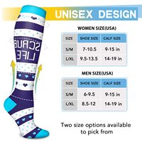 Chaussettes de compression respirantes pour infirmières, échantillon gratuit personnalisé, chaussettes de sport à compression, chaussettes à logo personnalisé
