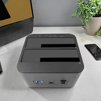AOTECH SATA USB 3.0 Stasiun Docking Hard Drive Eksternal Plastik ABS Enclosure HDD Duplikator Klon Adapter Transfer 5Gbps