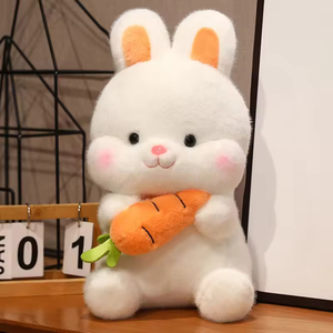 Large 26cm-50cm White Easter Bunny Soft Plush <strong>Puppet</strong> Realistic Embroidered <strong>Rabbit</strong> Toy Long-Eared Standing <strong>Rabbit</strong> Lovely Animal - Product Image 4