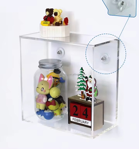 HoFong <strong>Customized</strong> Wall-Mounted <strong>Transparent</strong> Shadow Box Plastic Wood <strong>Toy</strong> <strong>Display</strong> Case Collection Cabinet Manufacturer's <strong>Customized</strong> - Product Image 4