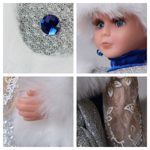 SOTE 30/40/50CM New Arrivals Ded Moroz Snow Maiden Russian Cute Ornaments Russian Decor Snegurochka Doll New Year <strong>Present</strong> - Product Image 5