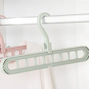 Cintres magiques en plastique, 10 pièces, 9 trous, permettant de gagner de l'espace, réglables - Product Image 6