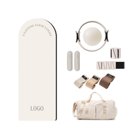 Ensemble de fitness personnalisé avec logo : poids de cheville, haltères en silicone, tapis de yoga, accessoires de yoga et Pilates, kit de Pilates pour la maison