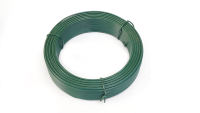 Fil de Jardin Rond en Métal Revêtu de PVC, Résistant aux Intempéries, Flexible, Noir et Vert