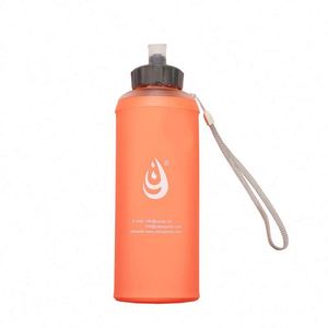 Échantillon GRATUIT Nouveautés Faible MOQ Bouteille d'eau souple en polyester sans BPA et non toxique pour le camping et la randonnée 550 ML 650 ML 750 ML - Product Image 4