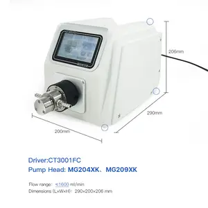 CT3001FC 마이크로 기어 펌프, 액체용 소형 펌프, 고정밀 기어 미터링 펌프, 맥동 없는 기어 펌프, 실험실 기어 펌프