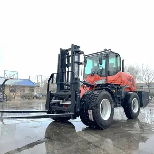 Carrello elevatore fuoristrada cinese da 3 tonnellate fuoristrada tutti carrelli elevatori grezzi nuovo prezzo del carrello elevatore