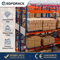 Système d'étagères de stockage d'entrepôt à haute efficacité professionnelle, robuste, multi-niveaux, réglable, rayonnages industriels pour palettes